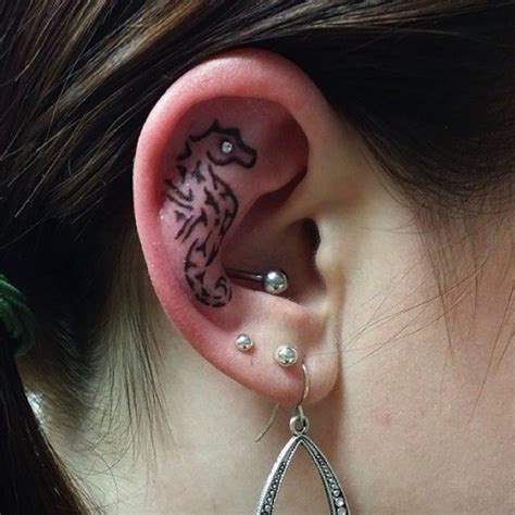 Ear Tattoo Images And Designs
