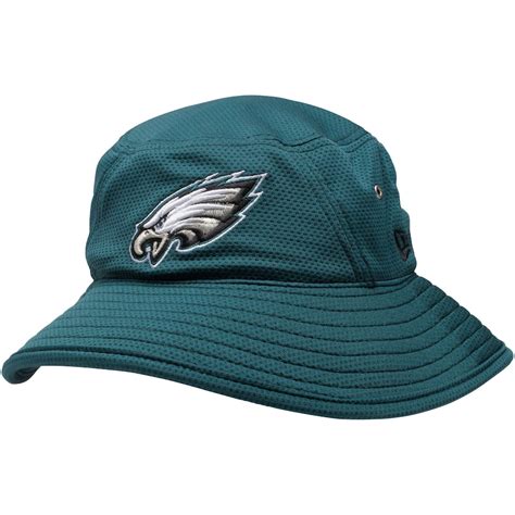 New Era Philadelphia Eagles Team Bucket Hat Midnight Green