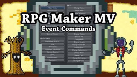 Rpg Maker Mv Event Commands Youtube