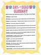 Day of the Dead glossary cards. Recipes and printables • Happythought