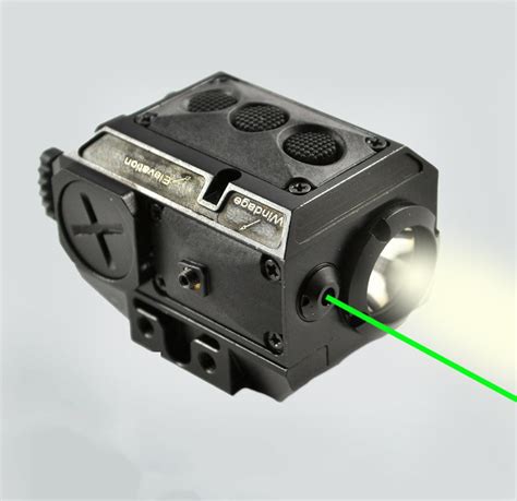At3 Tactical Green Laser Light Combo With Led Strobe Flashlight Ll 02g