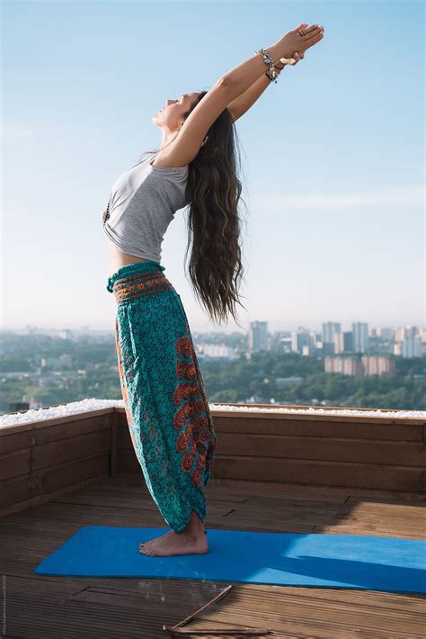 Woman Doing Yoga By Stocksy Contributor Milles Studio Stocksy