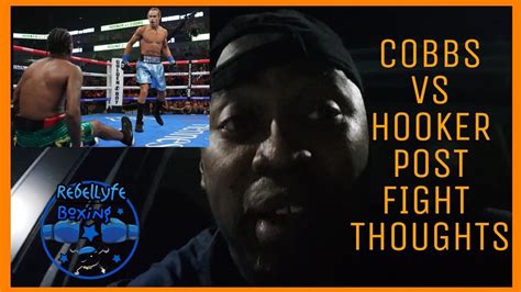 Blair Cobbs Vs Maurice Hooker Post Fight Thoughts Youtube