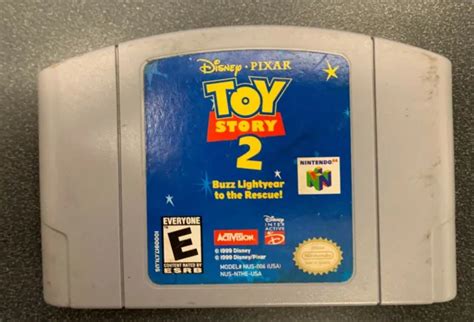 Nintendo 64 Game Disney Pixar Toy Story 2 Buzz Lightyear To The Rescue