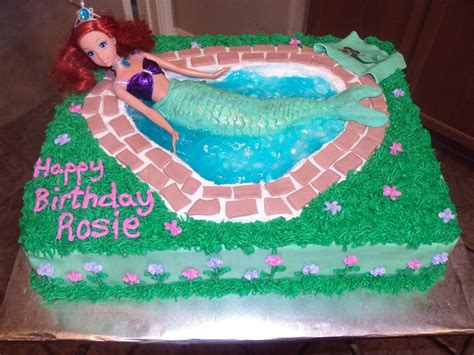 Ariel Swimming Cake Cakecentral Com
