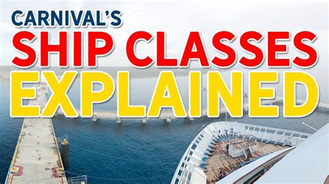 Carnivals Ship Classes Explained Youtube