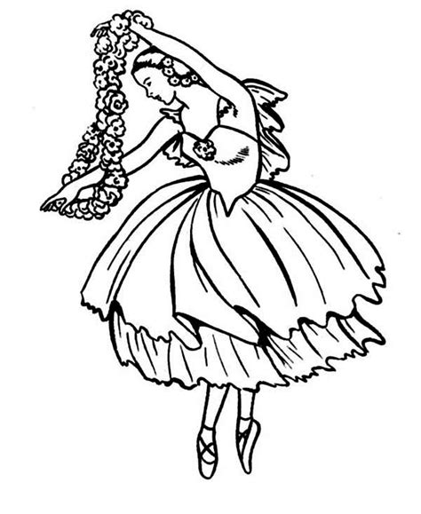 38+ ballet dancer coloring pages for printing and coloring. Ballerina Doing Classic Ballet Dance Coloring Page | Color ...