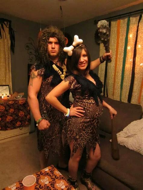 Couples Halloween Costume Caveman And Cavewoman Caveman Costume