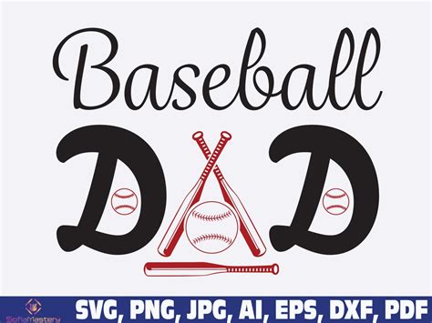 Baseball Dad Svg Baseball Svg Dad Baseball Svg Png Fathers Etsy