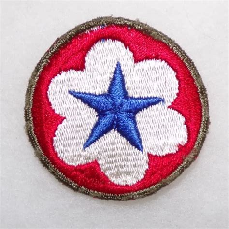 Original Ww2 Us Army Service Forces Od Border Cut Edge Ssi Patch No Glow 999 Picclick