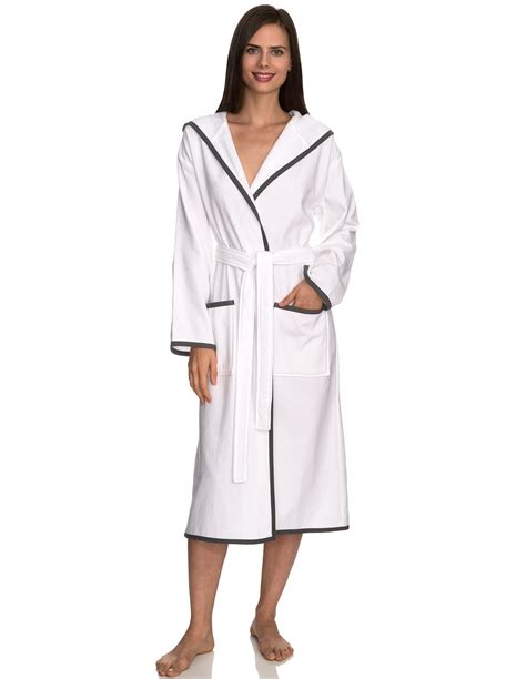 Towelselections Towelselections Women S Robe Cotton Lined Hooded Terry Bathrobe Walmart Com