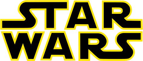 Logotipo Star Wars Em Preto E Amarelo PNG Transparente StickPNG