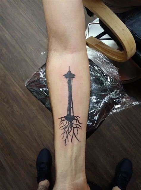 Simple Space Needle Tattoo Designs Best Tattoo Ideas