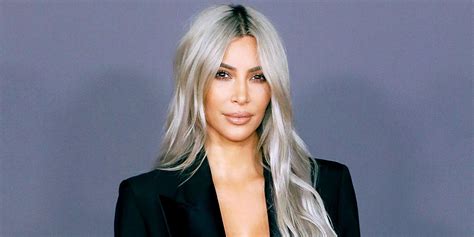 kim kardashian gray hair hd 4k wallpaper