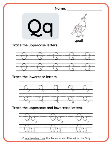 Letter Q Worksheets For Preschool Free Printable