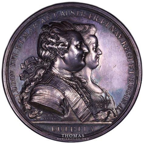 Louis Xvi Médaille Naissance Du Dauphin 1782 A Paris Thomas