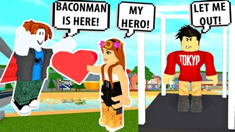 Roblox Bacon Saves Girl From Bullies Baconman Roblox Admin Commands
