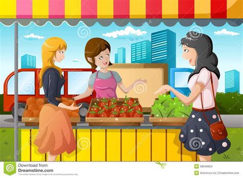 Images For Farmers Market Stall Clipart Children Images People