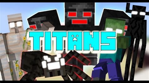 Minecraft The Titans Mod AMAZING ANIMATED TITANS Ender Colossus
