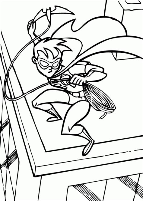 Batman And Robin Coloring Pages Coloring Home