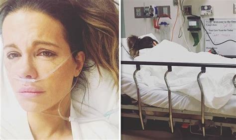 Kate Beckinsale In Tears As Shes Hospitalised With Ruptured Ovarian Cyst Celebrity News
