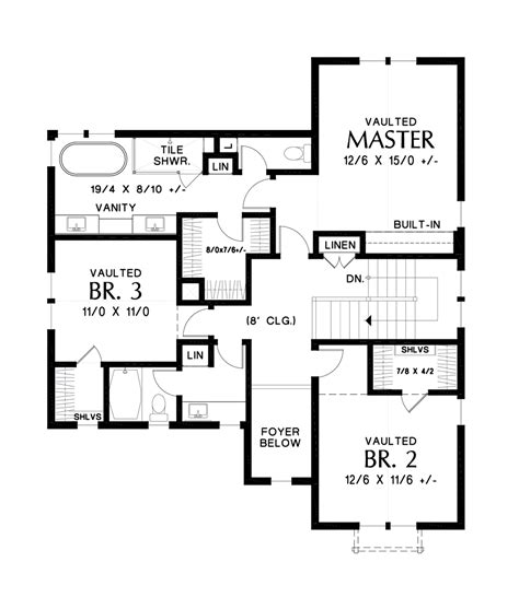 Contemporary Style House Plan 3 Beds 25 Baths 2448 Sqft Plan 48