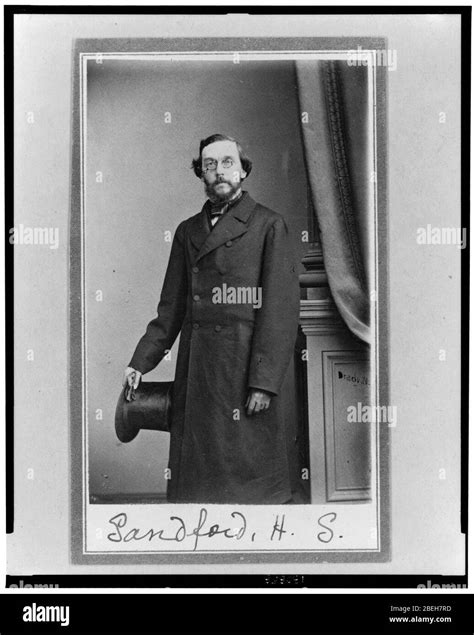 Henry Shelton Sanford Three Quarter Length Portrait Standing Facing