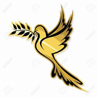 Dove Peace Gold Clipart Vector Clipartmag Bird