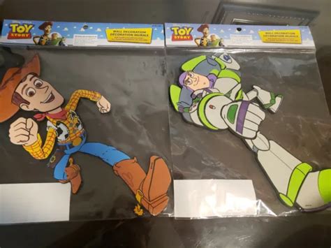 Toy Story Woody Buzz Lightyear New Disney Pixar Foam Wall Decoration