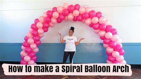 How To Do A Balloon Arch With Tape