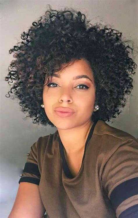 Curly hair has a special structure, the hair bulb has the shape of a comma, on the head, there are less of them than direct ones. Short natural hair styles, Curly hair styles naturally ...