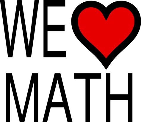 I Love Math Clipart Best