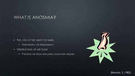 Anosmia Overview