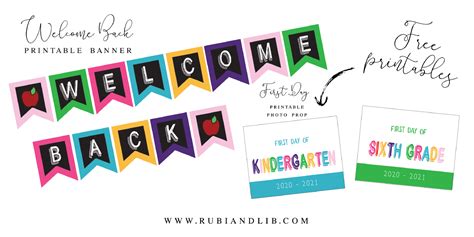 Welcome Back To Work Banner Printable Free Keepingup With Thegreen