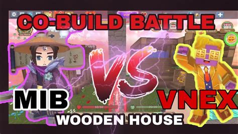 Vnex Gamer Vs Mib Co Build Battle In Blockman Go Sky Block Blockman