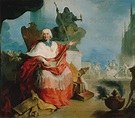 Portrait of Cardinal Louis Antoine de Noailles (1651-1729), 1729 ...