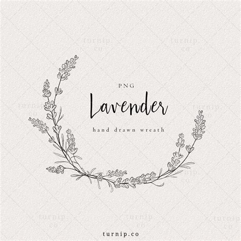 wedding logo design wedding logos lavender wreath lavender flowers kranz tattoo floral