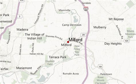 1140 Main Street Milford Ohio Map Map