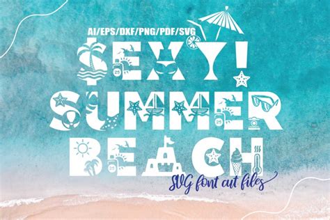 Sexy Summer Beach Svg Cut Files Crella