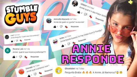 Annie Responde Stumble Guys Youtube