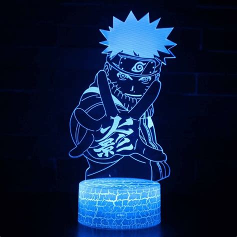 Naruto Uzumaki 3d Led Color Changing Night Light Color Changing Led