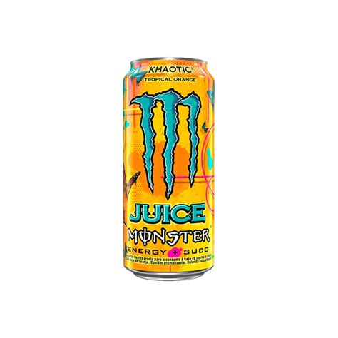 Energético Monster Energy Juice Tropical Orange Khaotic Lata 473ml