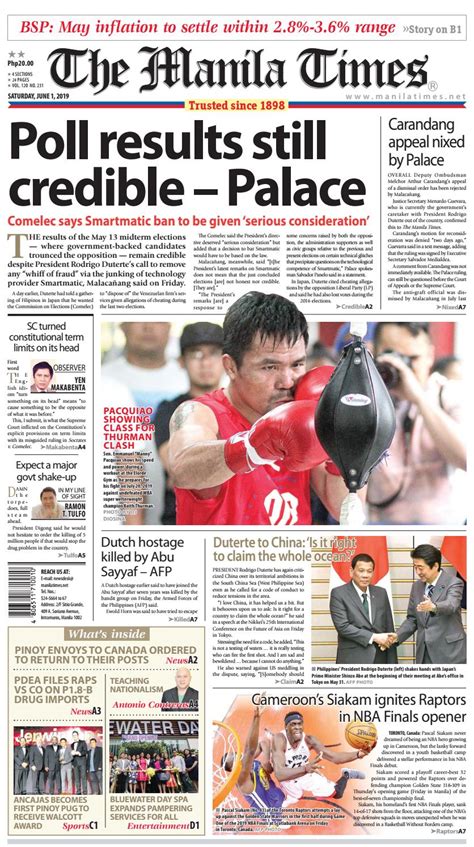 The Manila Times June 01 2019 By The Manila Times Issuu