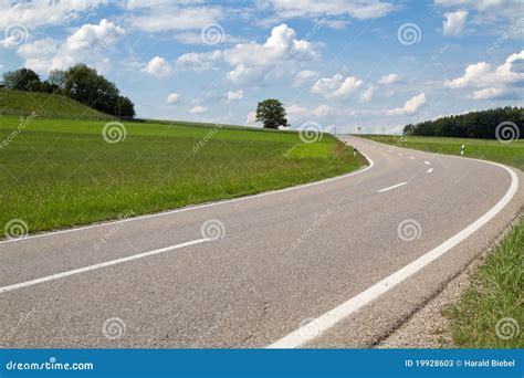Country Road In Bavaria Germany Stock Image Image Of Grass Nature
