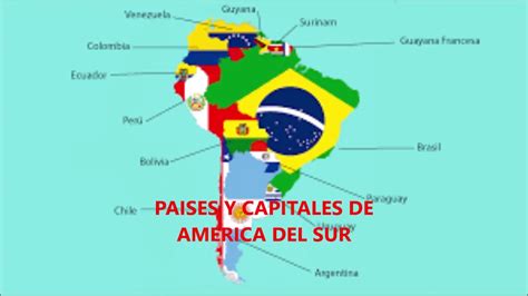 Paises y capitales de Sudamérica YouTube