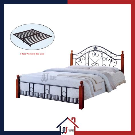 The sizes offered at kingkoil bedding in malaysia are single (91x190), super single (107x190), queen (152x190), and king (183x190). Queen Size Wooden-Metal Bed Frame / Bingkai Katil Queen ...