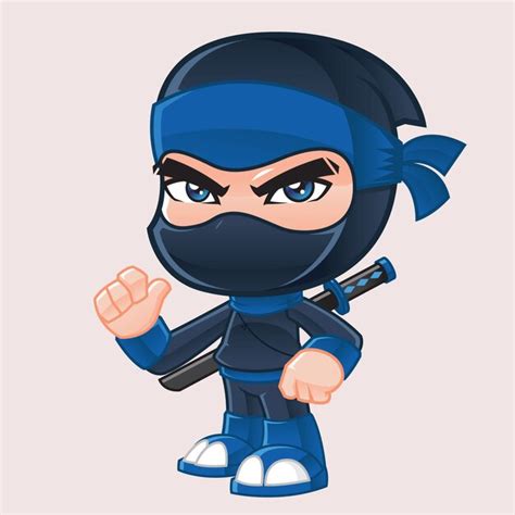Premium Vector Ninja Mascot Illustration