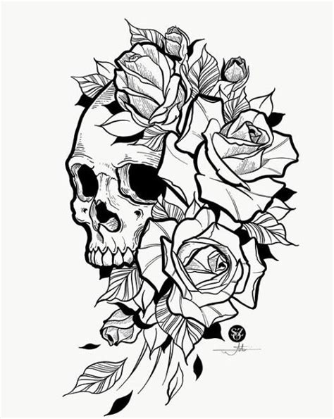 Thisnthat Floral Skull Tattoos Skull Tattoo Flowers Tattoos