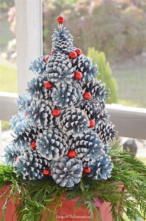 How To Make Pine Cone Christmas Trees Pine Cone Christmas Tree Cone