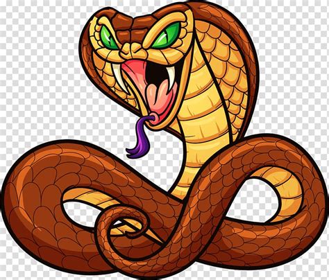 Snake Cartoon Cobra Snake Transparent Background Png Clipart Hiclipart